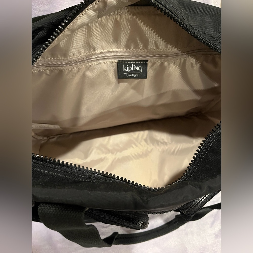 Kipling Black travel Bag with Trolley Sleeve New - Picture 5 of 8